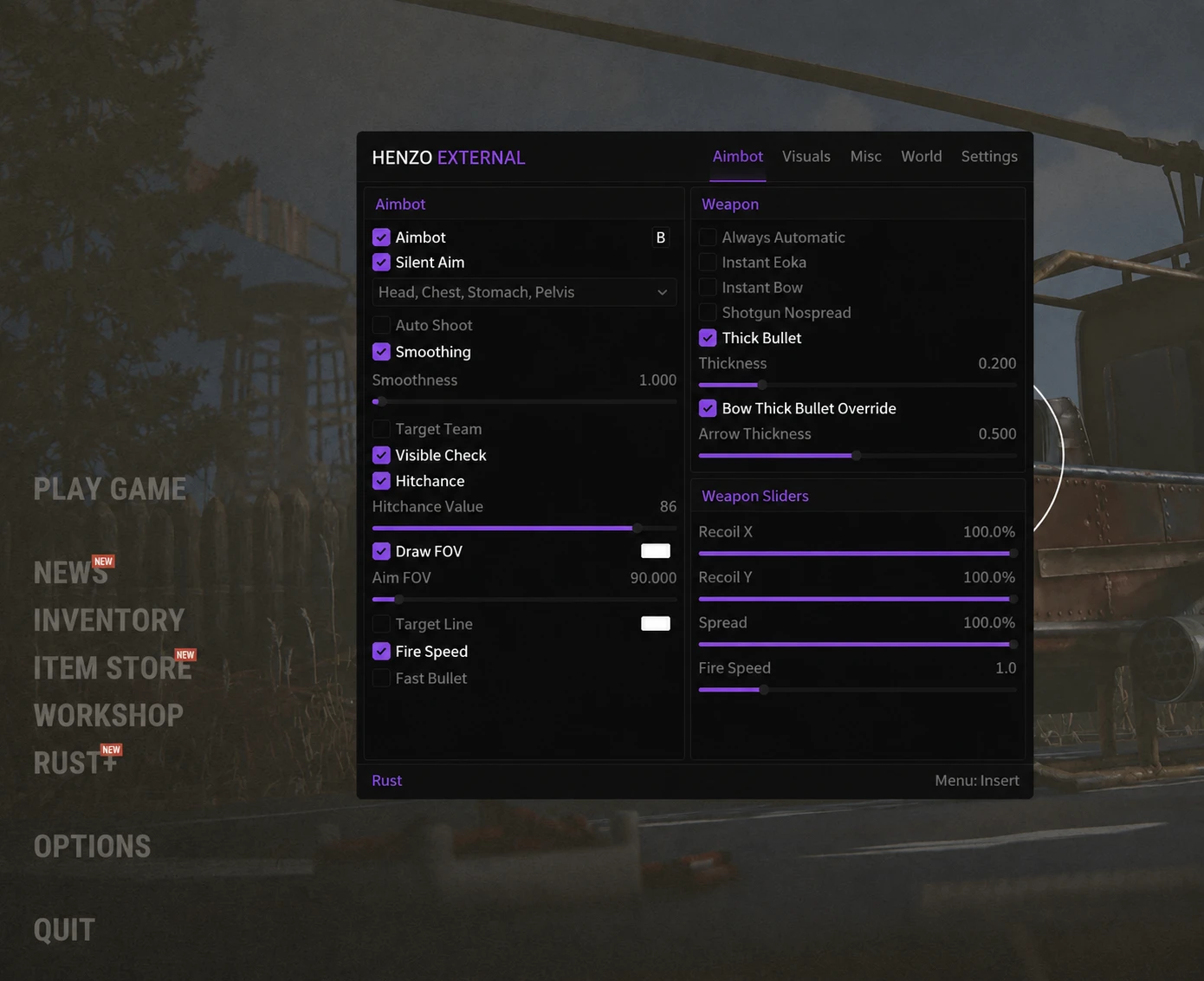 Rust - External image